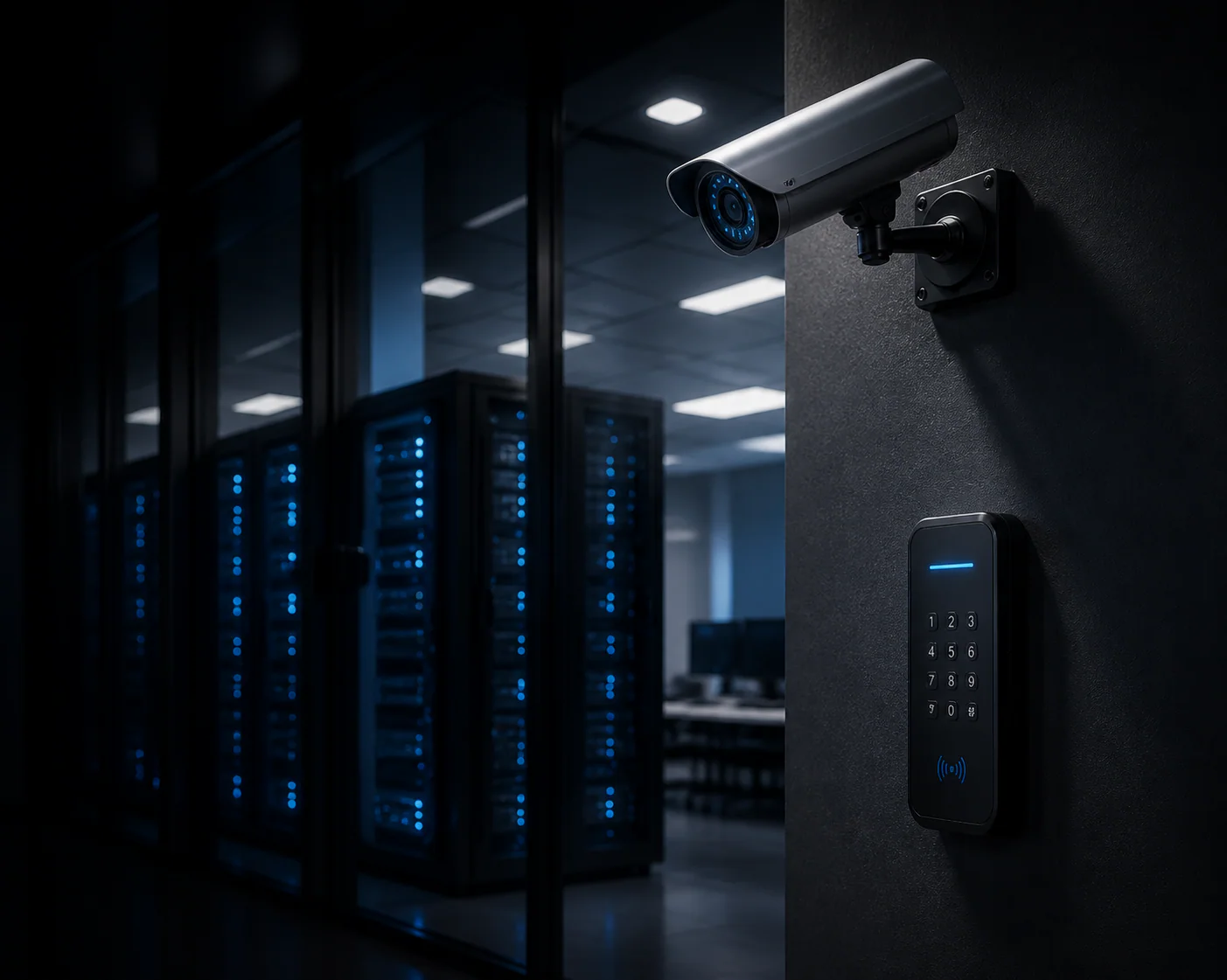 Installation de vidéosurveillance et de contrôle d’accès dans un environnement technique professionnel